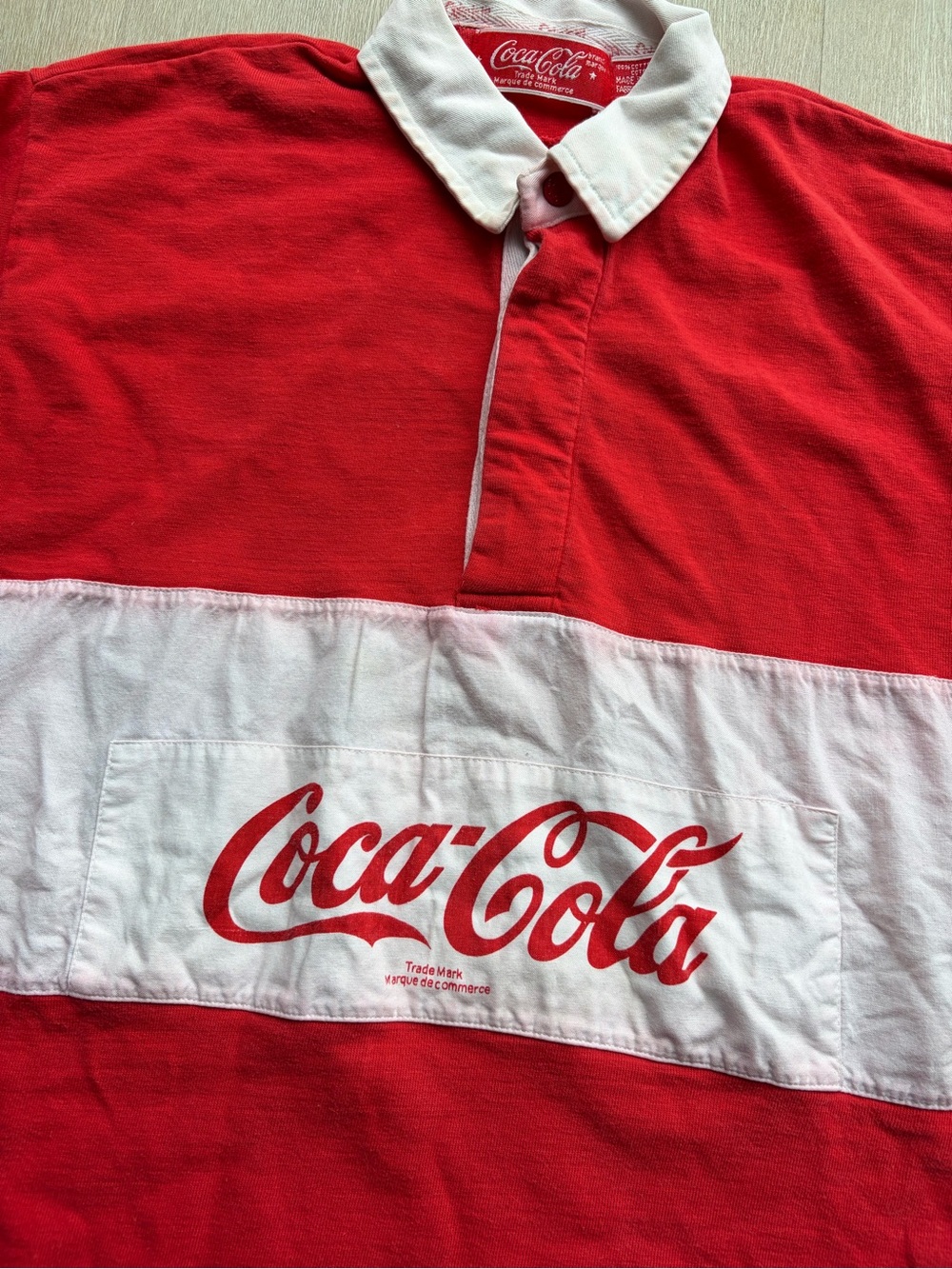 Vintage Coca-Cola Rugby Shirt - Picture 2 of 5